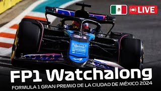 🔴F1 Live Mexico GP FP1  Commentary  Live Telemetry [upl. by Akenehs563]