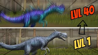 Jurassic world game Monolophosaurus Max Level Upgrade Dinosaur 💪 [upl. by Nawuj]