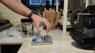 Test  Icafilas Nespresso stainless reusable capsule on Nespresso Pixie [upl. by Troyes]