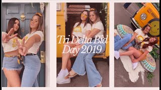 ♡ Tri Delta Bid Day ♡  UNR Vlog 2019 [upl. by Nodnarbal878]