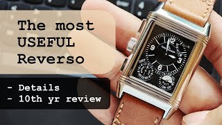 Most useful Reverso Jaeger LeCoultre Reverso Grande GMT 8 Jours  10 Year Ownership  Review [upl. by Oynotna]