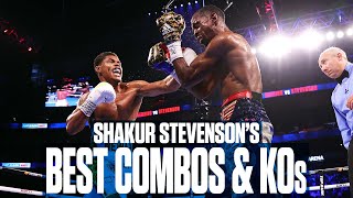 Shakur Stevensons Best Combinations and Knockouts  FIGHT HIGHLIGHTS [upl. by Erikson165]