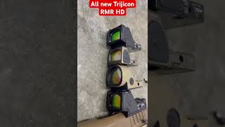 The all new Trijicon RMR HD pistol red dot sight RMR and SRO for reference [upl. by Richel]