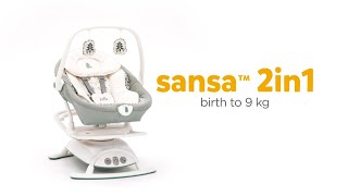 Joie sansa™ 2in1  Leading MultiMotion Swing amp Rocker for Newborns [upl. by Luzader]