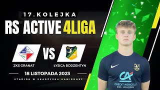 RS Active IV Liga Świętokrzyska Kolejka17 ZKS Granat SkarżyskoKamienna 21 Łysica Bodzentyn [upl. by Gregorius]