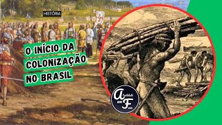 A colonização no brasil HISTÓRIA [upl. by Nylhsa]