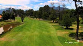 Paarl Golf Club  drone aerial video  Paarl  Hole01 [upl. by Ennoira]