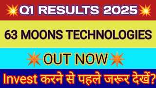 63 Moons Technologies Q1 Results 2024 🔴 63 Moons Results 🔴 63 Moons Technologies Latest News [upl. by Ariaes]