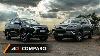 2018 Mitsubishi Montero Sport GT 4x4 VS 2018 Toyota Fortuner V 4x4  Autodeal Comparo [upl. by Flin]