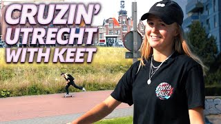 Peep the Skate Scene of Utrecht Netherlands Cruzin w Keet Oldenbeuving  Santa Cruz Skateboards [upl. by Ful776]