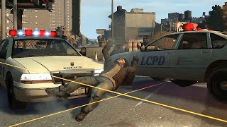 GTA IV  Crashes Bailouts Ragdolls amp Fails Compilation 74 1080p [upl. by Kcyrred]