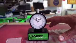 Ryonet Tension Meter for Screen Printing Mesh Tension [upl. by Enenaej]