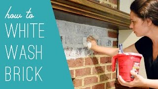 How To Whitewash Brick [upl. by Esyle352]