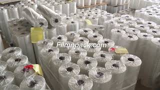 Production Procession Of Food Grade Polyolefin Shrink Film POF Shrink Film For Packaging Wrapping [upl. by Oos]