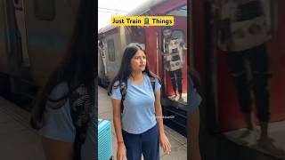 Just train things😜  Mahi Tiwari comedy shorts relatable mahikars [upl. by Brader442]