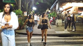 Walking to Provenza from Parque Lleras  Colombia Nights [upl. by Naesed]