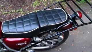 Motorcycle  Rear Rack Install  Suzuki TU250x  CycleRackscom [upl. by Odlamur]