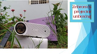 Unboxing of a Zebronics Projector [upl. by Etolas]