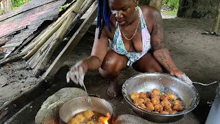 Breadfruit Balls  Stir Fry Chowmein  Sweet amp Sour Chicken Wings in 1072 🏃🏽‍♀️🥇 🤣😂🤣🇱🇨🌎 [upl. by Walrath403]