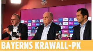 Die Abrechnung der BayernBosse  FC Bayern München Pressekonferenz [upl. by Alegnaed]