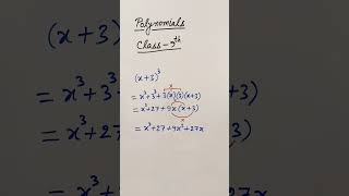 polynomials class9maths shorts [upl. by Aekahs]