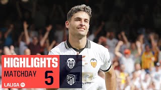 Resumen de Valencia CF vs Atlético de Madrid 30 [upl. by Picco319]