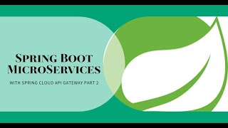 Spring Boot MicroServices with Spring Cloud API Gateway Part 2 Registration API [upl. by Drue404]