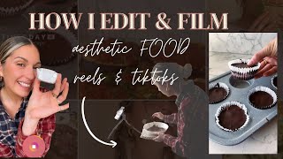 How I film edit amp create aesthetic food reels for Instagram TikTok Pinterest amp Youtube Shorts [upl. by Gretchen]