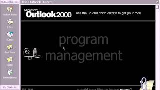 Outlook 2000 Easter Egg  Catch the Mail [upl. by Aihsela]