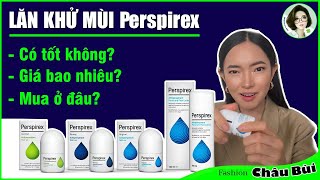 Lăn Khử Mùi Perspirex Có Tốt Không Mua Chính Hãng Ở Đâu Giá Bao Nhiêu [upl. by Naihtniroc]