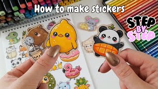 How to Make Stickers at Home  Step by Step [upl. by Cindra]