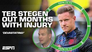 MarcAndre ter Stegen out for MONTHS with injury 😮 DEVASTATING for Barca  Ale Moreno  ESPN FC [upl. by Casie]