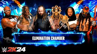 WWE 2K24  DVon Dudley vs Umaga vs Bray Wyatt vs Triple H vs Sold Sikoa vs Boogeyman [upl. by Jonati]