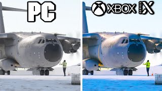 Flight Simulator 2024 Xbox Series X vs PC Graphics Comparison [upl. by Lias391]