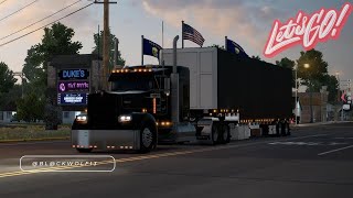 Drop Deck Manac Trailer  Highway Killer KW W900  American Truck Simulator [upl. by Eydie]