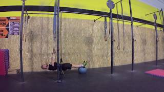 Inverted Ring Row Hold [upl. by Ahsilahk]