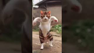 Cat dance training youtube  catwalk3🤯3D special effects Green screen  youtubeshorts shorts [upl. by Nonnarb]