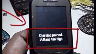 How to Samsung B313E Charging Paused Voltage Too High Auto Charging Problem solve [upl. by Groos]