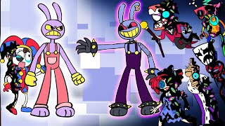 The Amazing Digital Circus but JAXS EVIL TWIN BROTHER Animation  FNF Speedpaint [upl. by Chucho538]