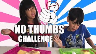 No Thumbs Allowed Game Challenge 2019 Funny Kids [upl. by Ahsinnor]