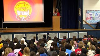 Author Melina Bellows visits Pinchbeck Elementary [upl. by Enrol]