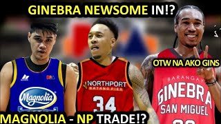 PBA UPDATES GINEBRA NEWSOME IN I MAGNOLIA AT NORTHPORT TRADE [upl. by Paulson]