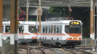 MTR Light Rail  Tuen Mun Hospital Junction Tramspotting [upl. by Ynned]