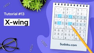 Хwing  an Advanced Sudoku technique [upl. by Anitreb]