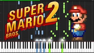 Super Mario Bros 2  Overworld PIANO [upl. by Aisatal807]