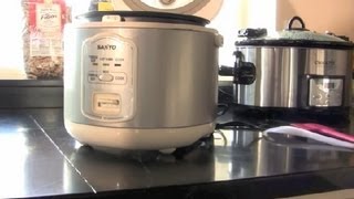 How to cook rice in your Aroma Pot Style rice cooker [upl. by Horwath]