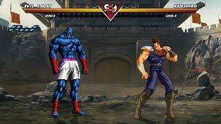 EVIL SAGAT vs KENSHIRO  The Most Insane fight of the Century‼️ [upl. by Asserak]