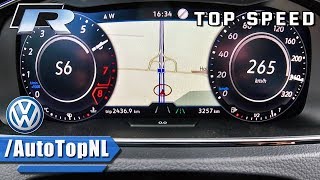 2018 VW Golf R 310HP ACCELERATION amp TOP SPEED 0265kmh by AutoTopNL [upl. by Arikaahs]