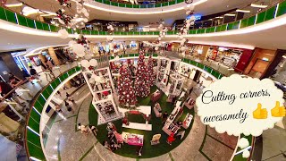 Christmas in The Mall Mid Valley Southkey Johor Bahru 2023 shot with the Insta360 One X2 camera [upl. by Aihsot314]