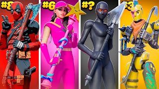 50 Most TRYHARD Fortnite Skin Combos [upl. by Canty358]